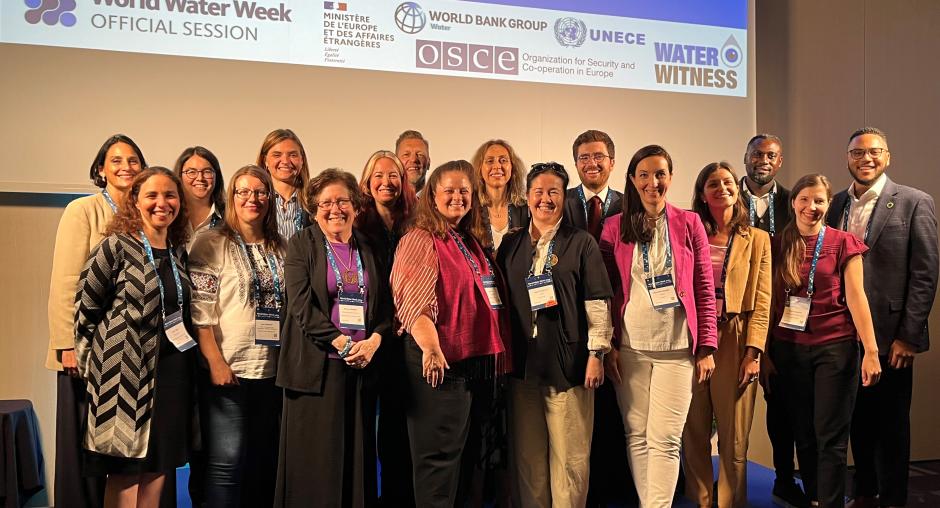 OSCE participates in discussions with international partners on urgent water management issues during Stockholm World Water Week