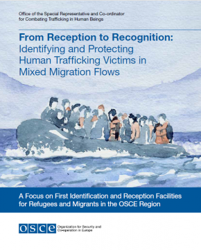 osce reception trafficking flows migration recognition victims protecting identifying mixed human