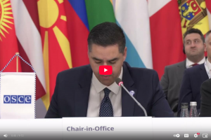 Closing statement by the OSCE Chairperson-in-Office Ian Borg (OSCE)