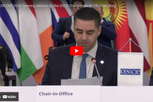 Opening address by the OSCE Chairperson-in-Office Ian Borg (OSCE)