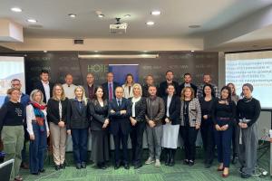 Participants at a training course on understanding the linkages between violent misogyny, violent extremism, and gender, Skopje, 8 September 2024.  (OSCE)