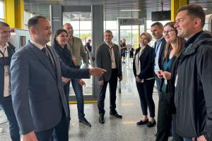 Moldovan border and law enforcement officers participate in a study visit to Romania, 3-7 June 2024. (OSCE/Inesa Nicolaescu)