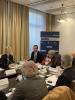 Presentation of preliminary findings of public survey and training need assessment on environmental governance, Tirana, 19 December 2023. (OSCE)