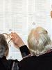 Georgian citizens looking for their names on a voter list during parliamentary elections, in Tbilisi 21 May 2008. (OSCE/Jens Eschenbaecher)