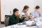 Participants in an OSCE training-for-trainers course on identifying forged documents and imposters in Chișinău, 29 January 2025. (Denis Livitchi)