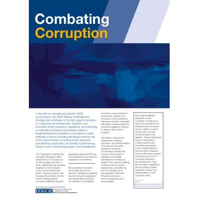 Combating Corruption | OSCE