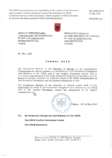 Response by the Delegation of Albania to the Questionnaire on Anti-Personnel Mines and Explosive Remnants of War Response by the Delegation of Albania to the Questionnaire on Anti-Personnel Mines and Explosive Remnants of War