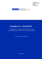 Checkpoints along the contact line: challenges civilians face when crossing Checkpoints along the contact line: challenges civilians face when crossing