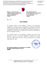 Response by the Delegation of Albania to the Questionnaire on Anti-Personnel Mines and Explosive Remnants of War Response by the Delegation of Albania to the Questionnaire on Anti-Personnel Mines and Explosive Remnants of War