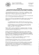 Resolution by the World Jewish Congress Resolution by the World Jewish Congress