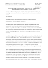 Statement by Ambassador Yusuf Buluc, Permanent Representative of Turkey to the OSCE Statement by Ambassador Yusuf Buluc, Permanent Representative of Turkey to the OSCE