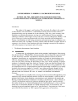 Background paper by Professor. Dr. Phil. Odd Bjorn Fure, Center for Studies of Holocaust and Religious Minorities in Norway Background paper by Professor. Dr. Phil. Odd Bjorn Fure, Center for Studies of Holocaust and Religious Minorities in Norway