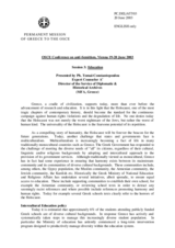 Intervention by Ph. Tomai-Constantopoulou, Ministry of Foreign Affairs of Greece, session 3 Intervention by Ph. Tomai-Constantopoulou, Ministry of Foreign Affairs of Greece, session 3