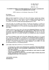 Statement on Behalf of the Tolerance Foundation and Moscow office of Anti-Defamation League Statement on Behalf of the Tolerance Foundation and Moscow office of Anti-Defamation League