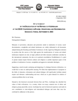 Statement by the Delegation of the Republic of Azerbaijan, session 2 Statement by the Delegation of the Republic of Azerbaijan, session 2