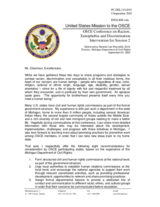 Intervention by the delegation of the United States, session 2 Intervention by the delegation of the United States, session 2