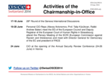 Report on the activities of the Chairperson-in-Office Report on the activities of the Chairperson-in-Office