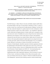 Keynote address by Dr Helga Hernes, International Peace Research Institute, Oslo Keynote address by Dr Helga Hernes, International Peace Research Institute, Oslo