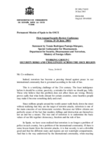Statement by Tomás Rodríguez Pantoja-Márquez, Ministry of Foreign Affairs of Spain, working group C Statement by Tomás Rodríguez Pantoja-Márquez, Ministry of Foreign Affairs of Spain, working group C