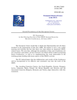 Closing statement by the Greek Presidency of the European Union Closing statement by the Greek Presidency of the European Union