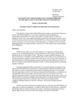 Statement by Ambassador Luigi Vittorio Ferraris of Italy, working group D Statement by Ambassador Luigi Vittorio Ferraris of Italy, working group D