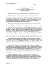 Consolidated Summary of the 3rd Meeting of the Economic Forum Consolidated Summary of the 3rd Meeting of the Economic Forum