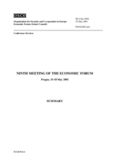 Summary of the 9th Meeting of the Economic Forum Summary of the 9th Meeting of the Economic Forum