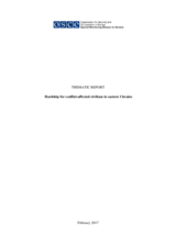 Hardship for conflict-affected civilians in eastern Ukraine Hardship for conflict-affected civilians in eastern Ukraine